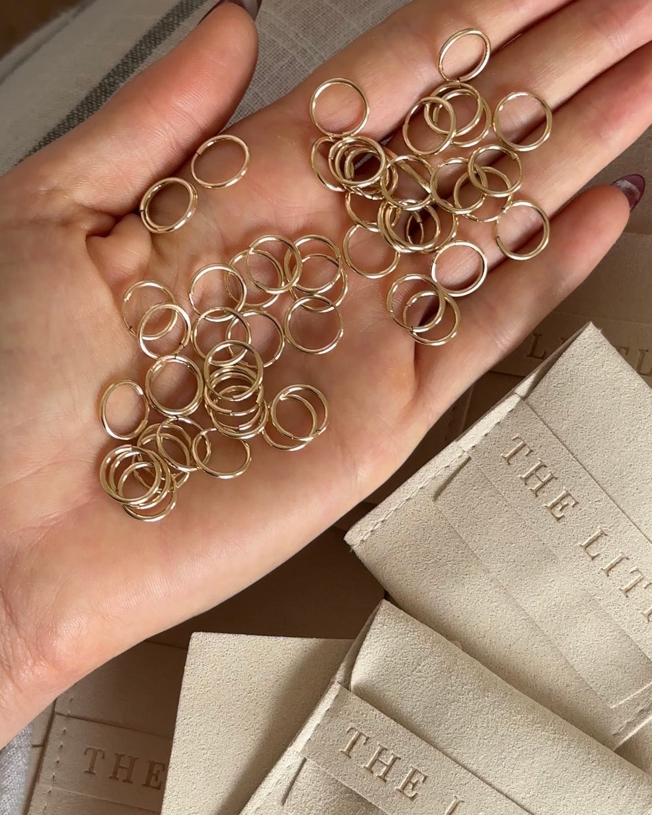 14K Gold Hoop Earrings - 14k Gold-Filled - Waterproof & Tarnish-Resistant | The Littl