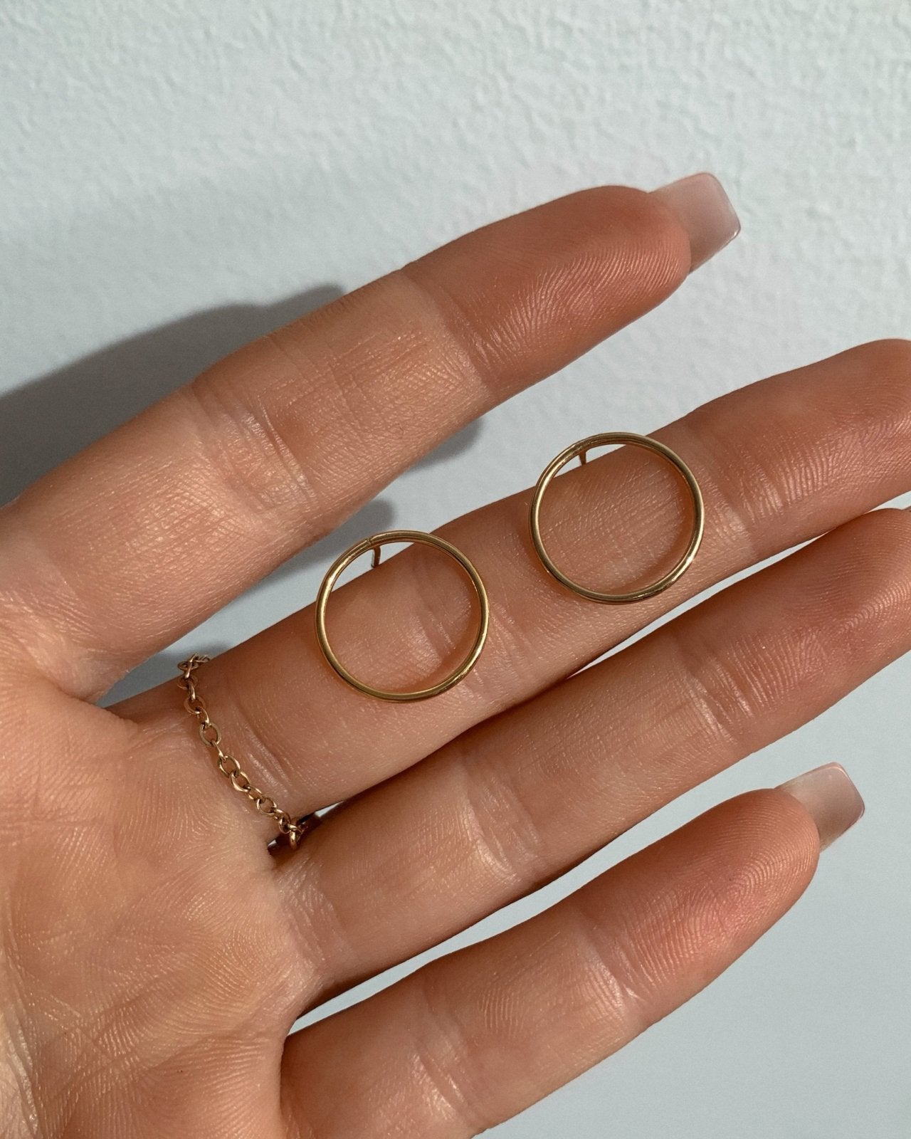 Stud Earrings - 14k Rose Gold-Filled - Everyday Waterproof | The Littl
