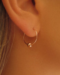 Classic Hoop Earrings - 14k Rose Gold-Filled | Waterproof & Tarnish-Resistant | The Littl