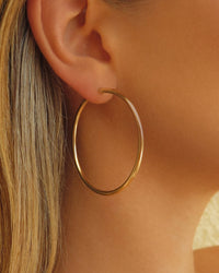 Large Hoop Earrings - 14k Gold-Filled - Waterproof & Tarnish-Resistant | The Littl