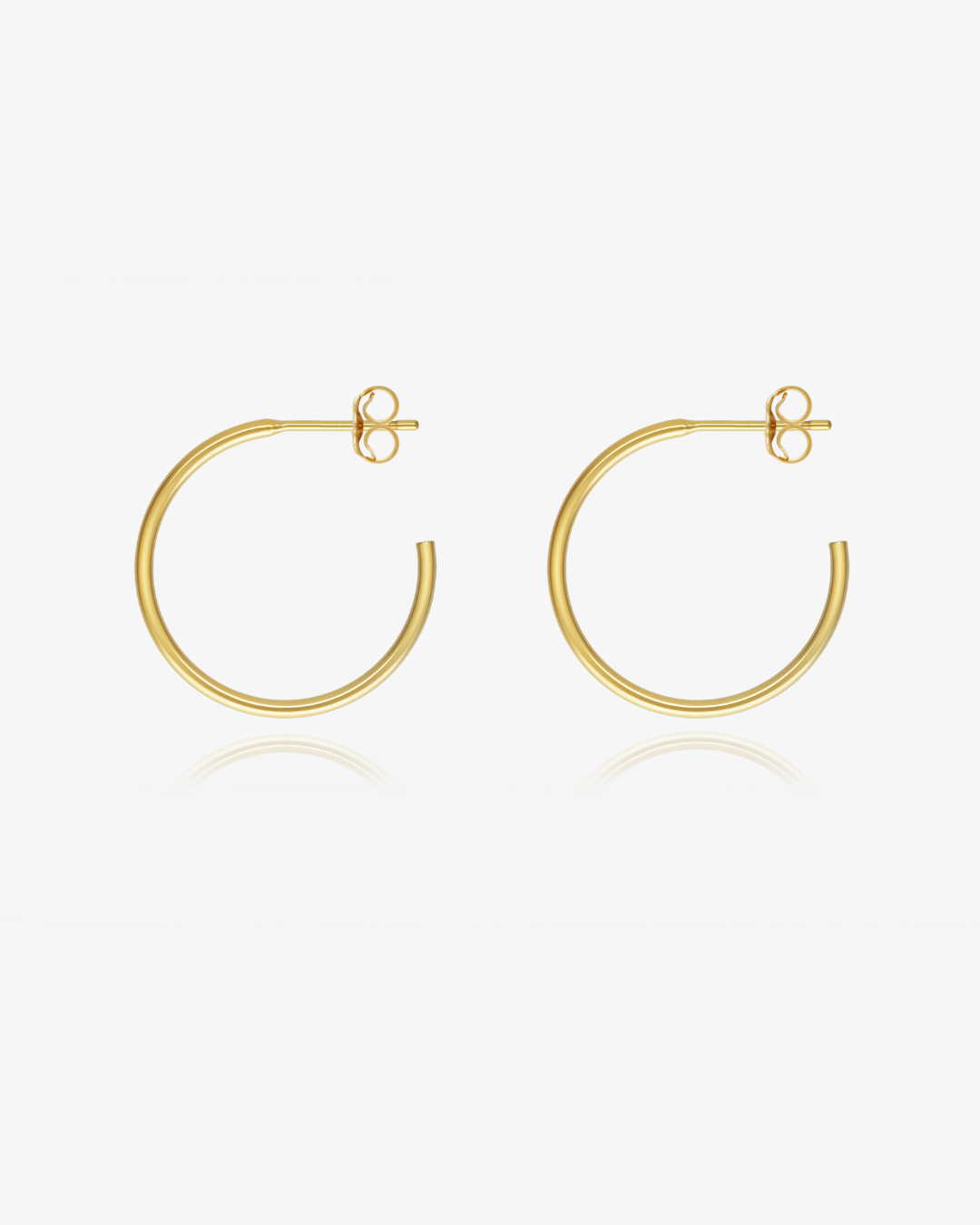20mm Open Hoop Stud Earrings 20mm - 14k Gold-Filled | The Littl