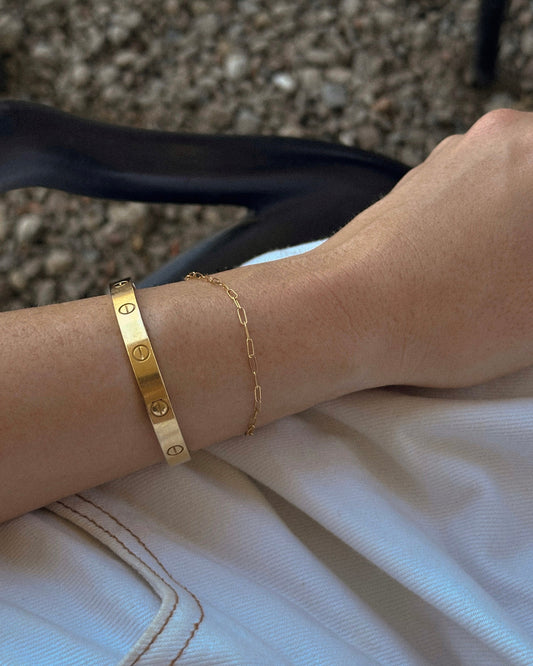 Paperclip Chain Bracelet - 14k Gold-Filled | Waterproof & Tarnish-Resistant | The Littl