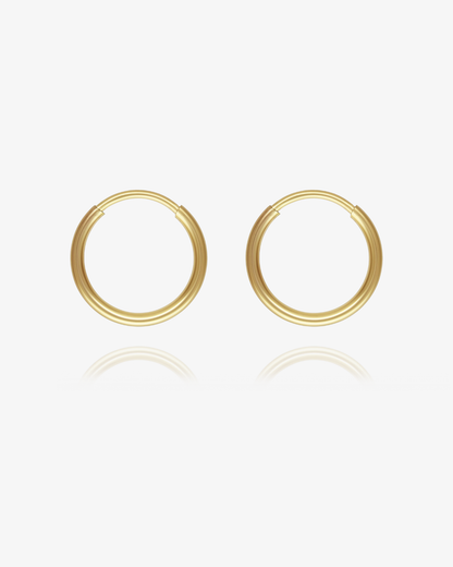 Sleeper Hoop Earrings - Everyday Earrings - 14k Gold-Filled | The Littl Australia