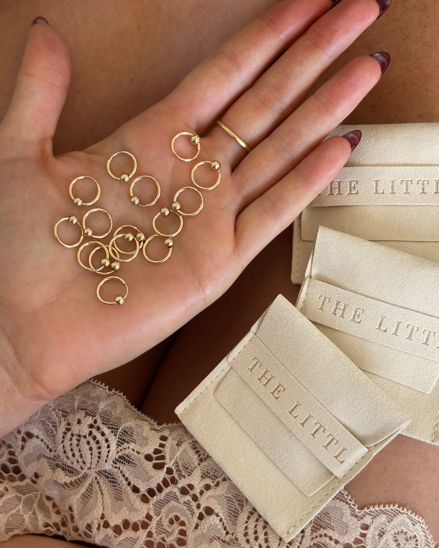 14K Gold Hoop Earrings - 14k Gold-Filled - Waterproof & Tarnish-Resistant | The Littl