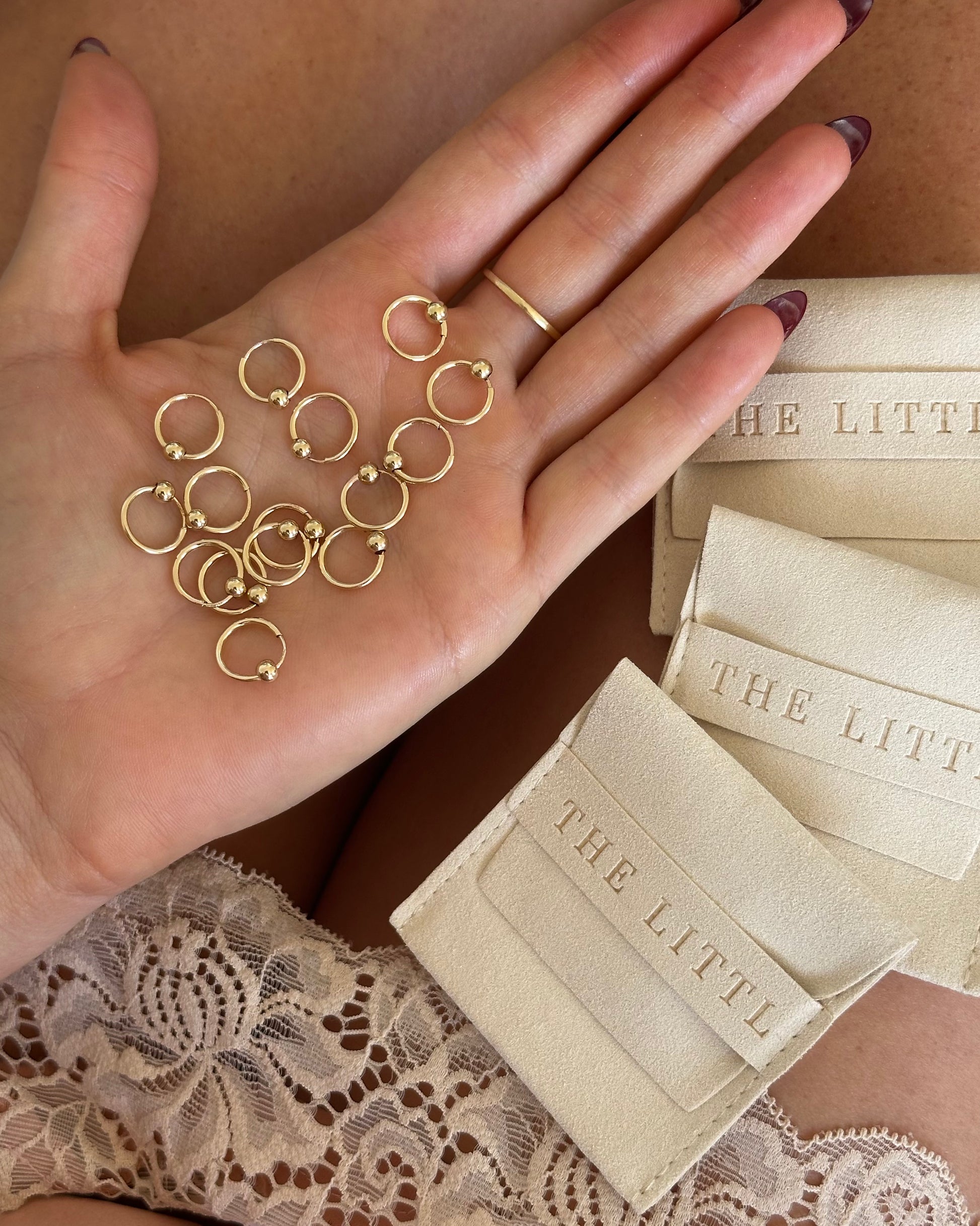 14K Gold Hoop Earrings - 14k Gold-Filled - Waterproof & Tarnish-Resistant | The Littl