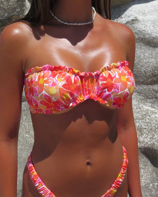 Magnetic Bikini Top - Azalea