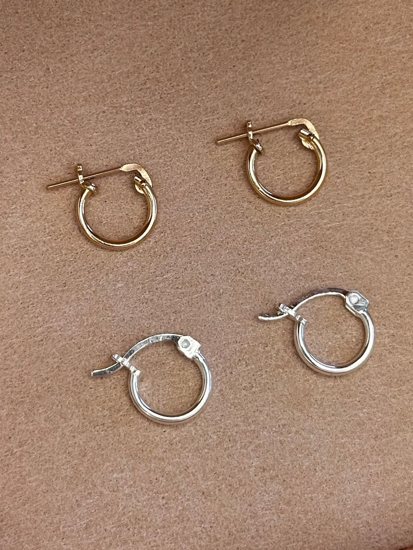 Small Hoop Earrings - Sterling Silver