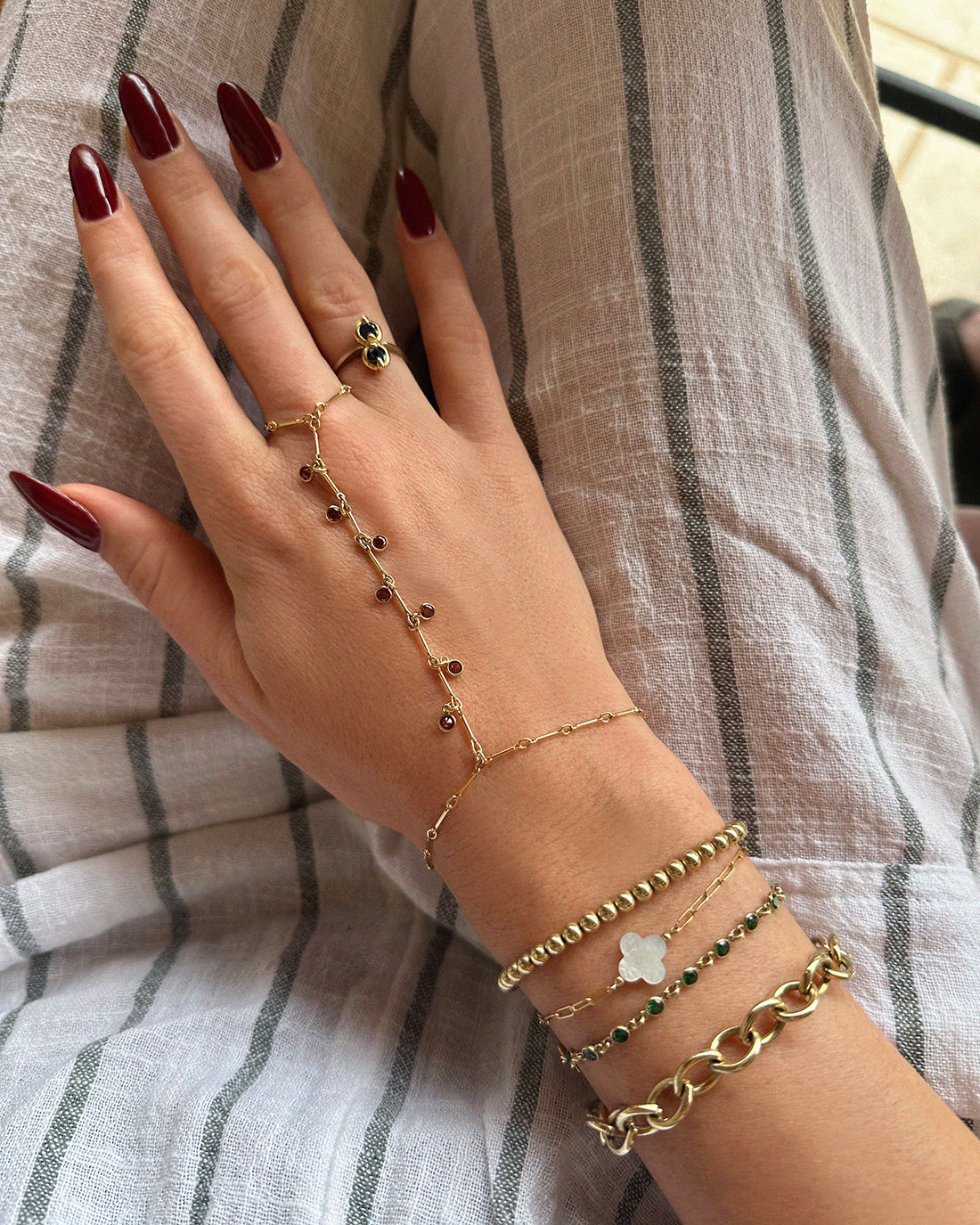 Large Beaded Bracelet