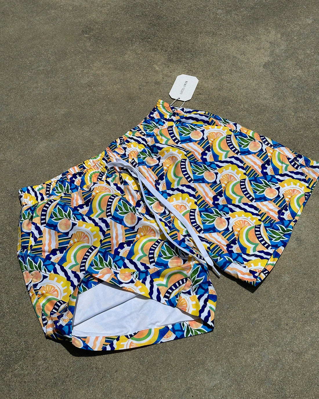 Swell Swim Shorts - Positano - Styled | The Littl