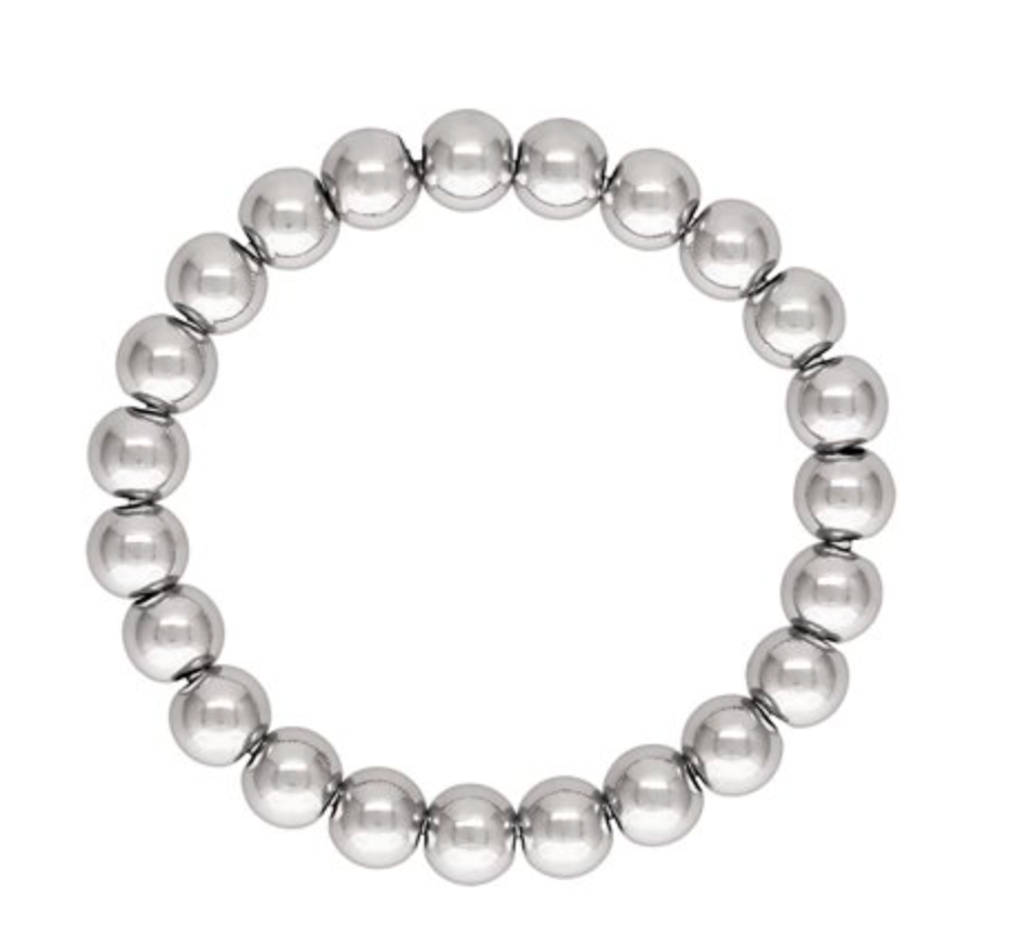 3mm Beaded Ring - Sterling Silver