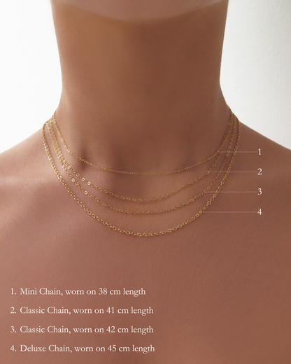 Small Freshwater Pearl Necklace - 14k Rose Gold-Filled - Side View | The Littl