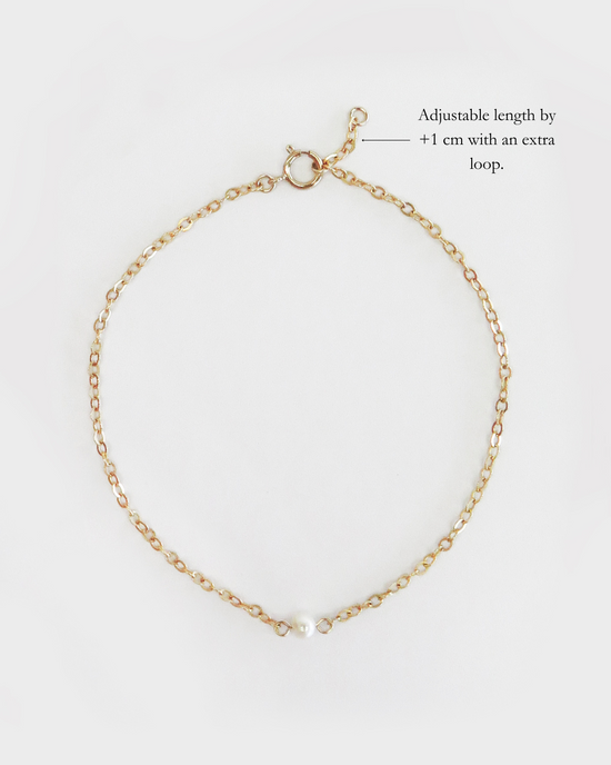 Four White Clover Bracelet