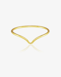Chevron Ring - The Littl | Waterproof Gold Jewellery Australia
