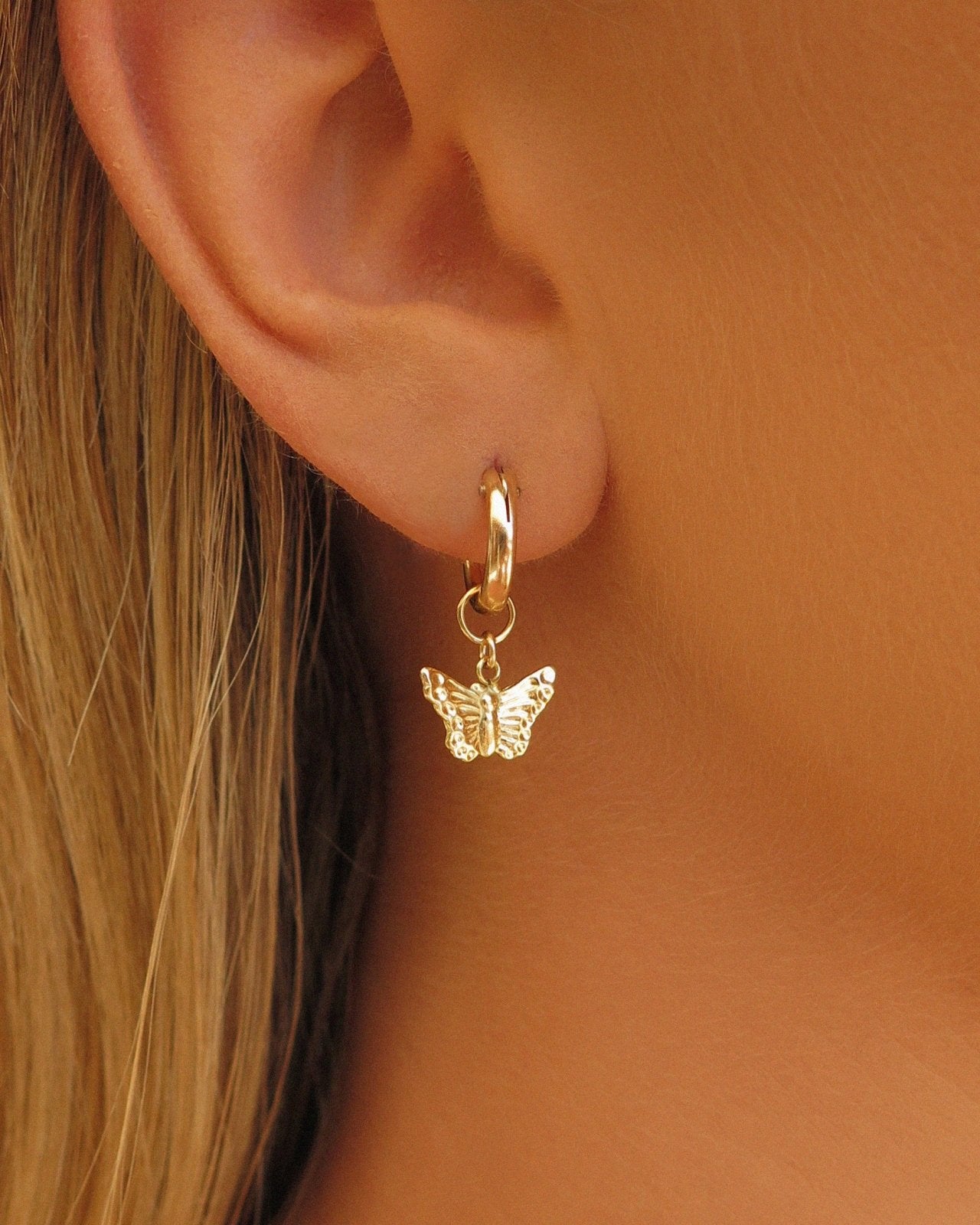 Butterfly Pendants (Sold As A Pair)