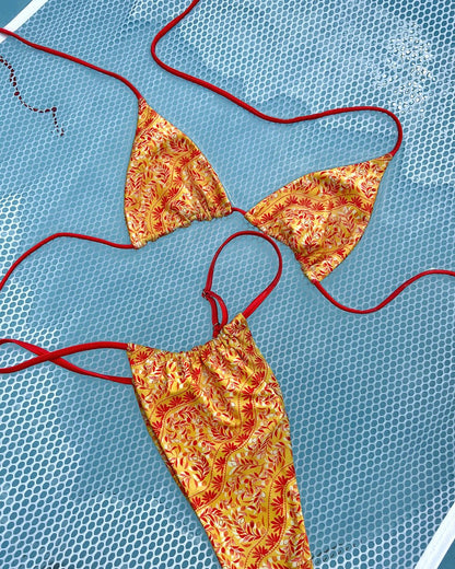Cheeky Bikini Bottom - Spicy Olive - Gift Ready | The Littl Australia