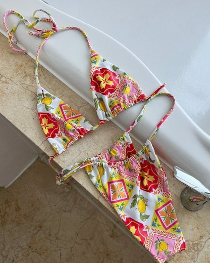 Cheeky Bikini Top - Limoncello - Styled | The Littl