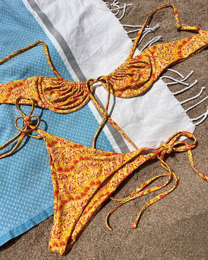 Decadent Bikini Bottom - Spicy Olive - Gift Ready | The Littl Australia