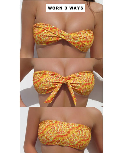 Grace Bikini Top - Spicy Olive - Gift Ready | The Littl