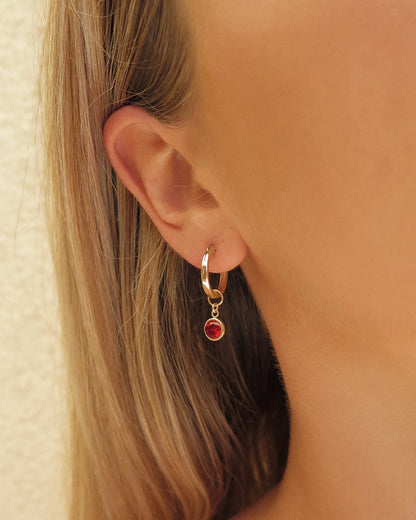Thick Gold Hoop Earrings - 14k Gold-Filled - Waterproof & Tarnish-Resistant | The Littl