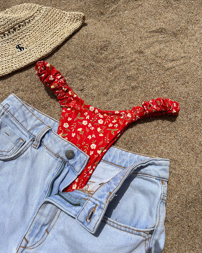 Magnetic Bikini Bottom - Valencia - Worn | The Littl