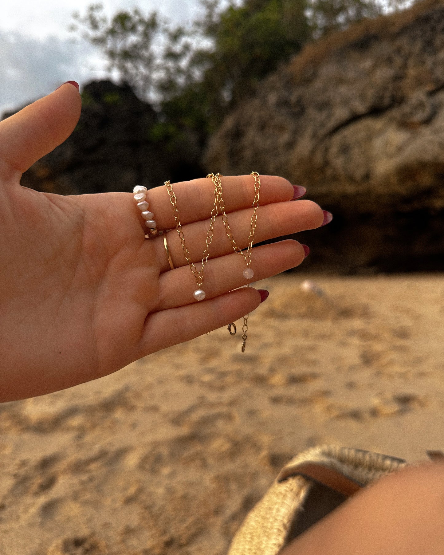 Freshwater Pearl Hoop Earrings - 14k Gold-Filled - Waterproof & Tarnish-Resistant | The Littl