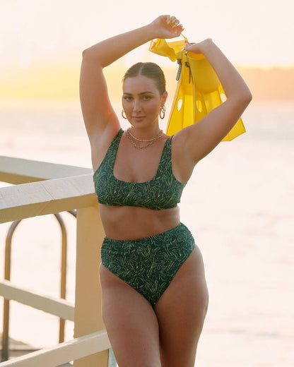 Supportive Bikini Bottom - Amazonia - Worn | The Littl Australia