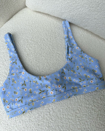 Supportive Bikini Top - Sorrento - On Model | The Littl Australia