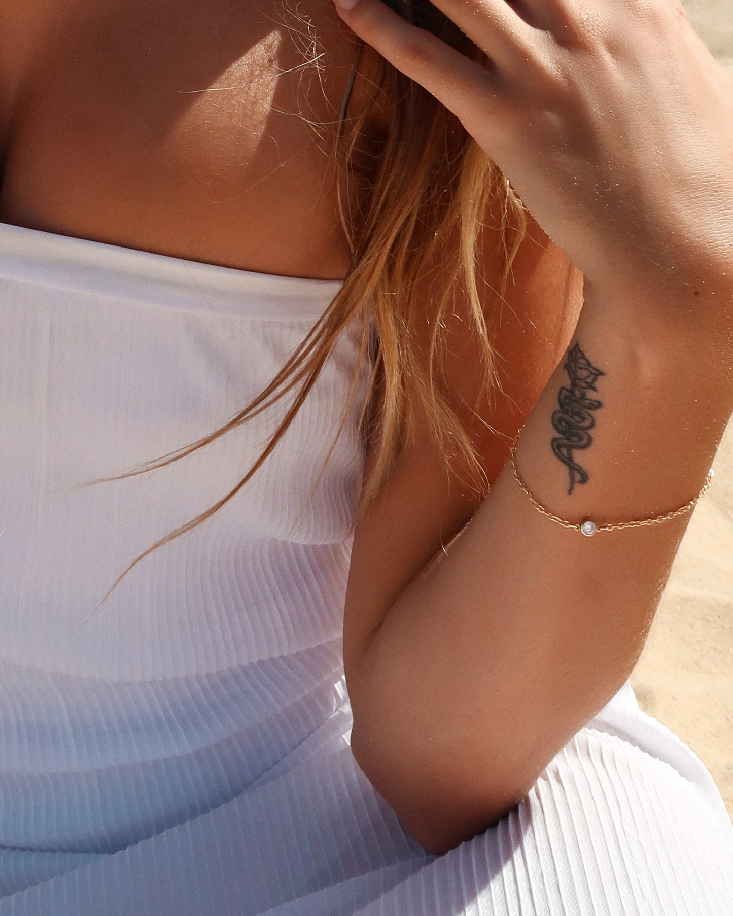 CZ Bracelet - The Littl | Waterproof Gold Jewellery Australia