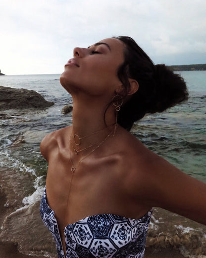 Clover Necklace - 14k Gold-Filled - Everyday Waterproof | The Littl