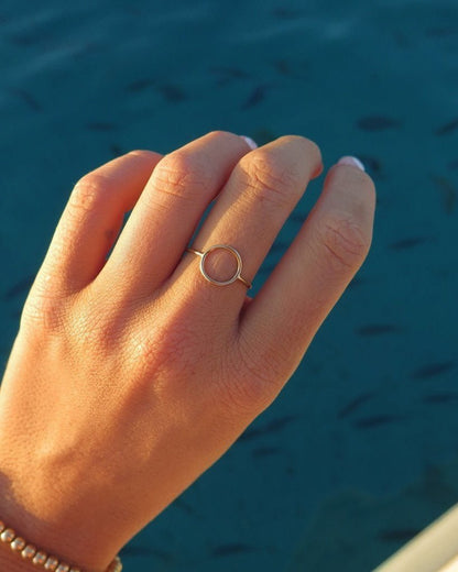 Circle Ring - Everyday Rings - 14k Gold-Filled | The Littl Australia