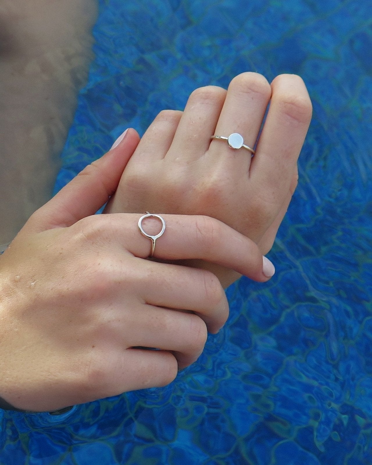 Beaded Ring - Sterling Silver - Hypoallergenic & Waterproof | The Littl