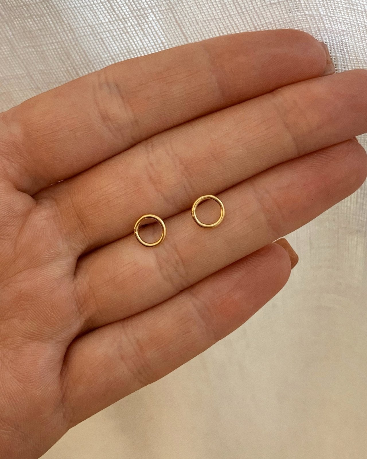 Helix Stud Earrings - 14k Rose Gold-Filled - Hypoallergenic & Waterproof | The Littl