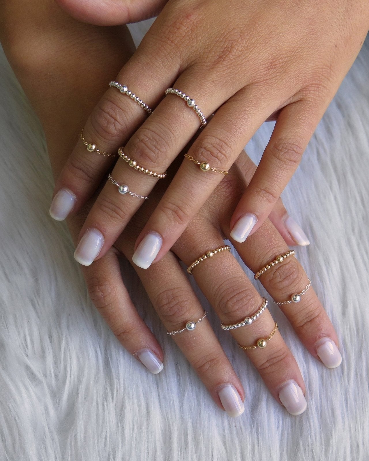 Classic Fingertip Ring - Sterling Silver - Hypoallergenic & Waterproof | The Littl