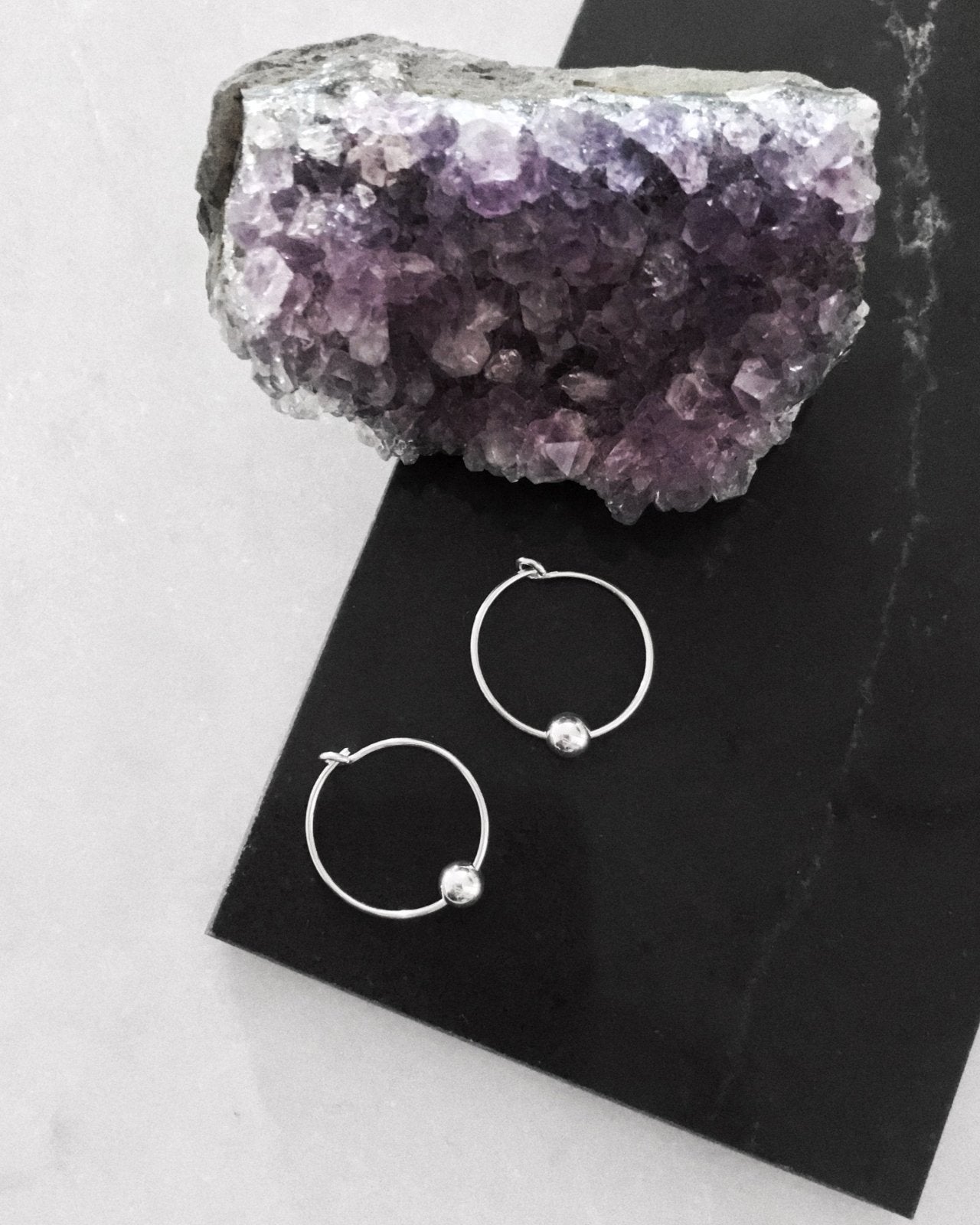 CLASSIC HOOP EARRINGS- Sterling Silver - The Littl - -