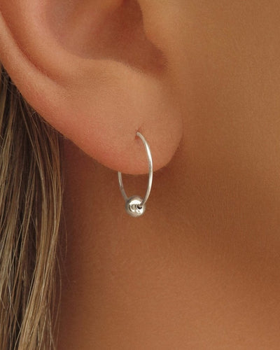 Classic Hoop Earrings - Sterling Silver | Waterproof & Tarnish-Resistant | The Littl