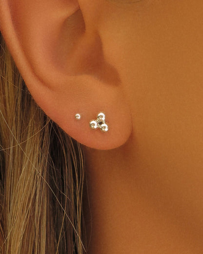 Chain Stud Earrings - Sterling Silver - Waterproof & Tarnish-Resistant | The Littl