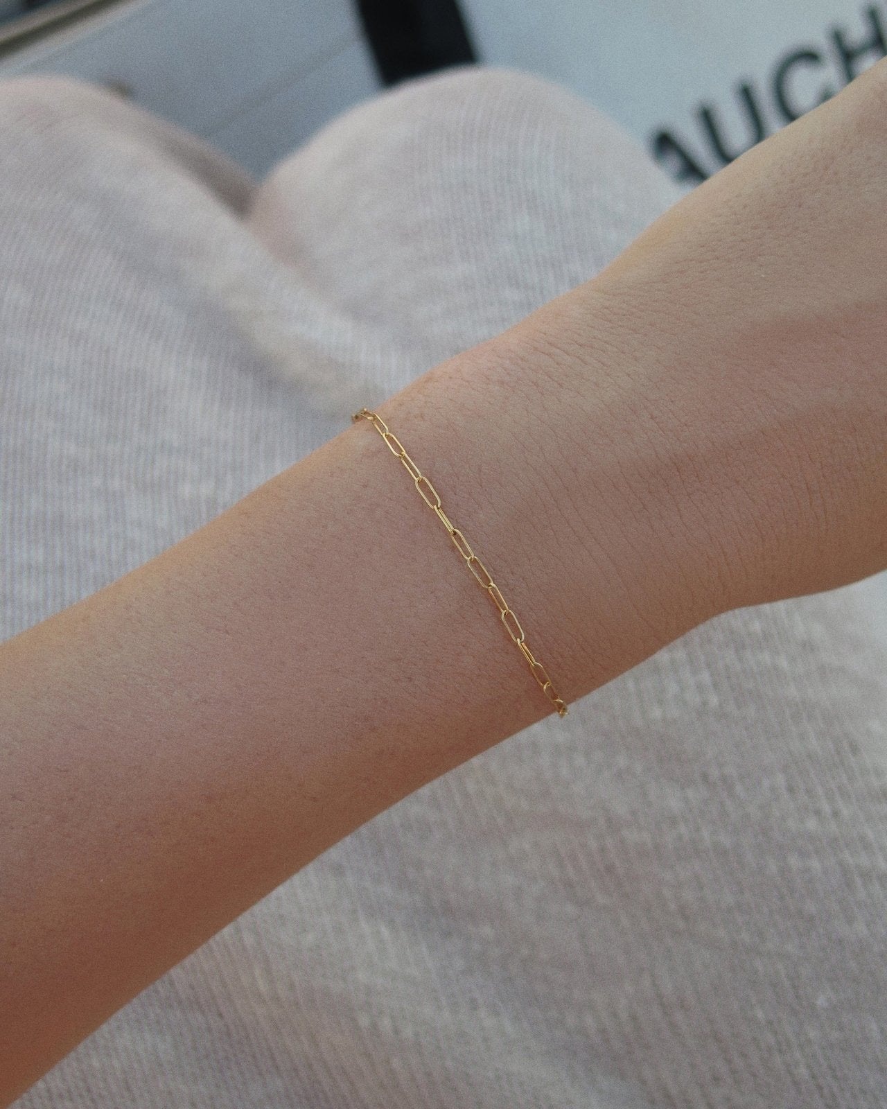 DRAWN CABLE BRACELET - The Littl - Sterling Silver - 16cm