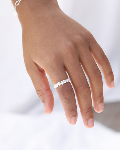 Freshwater Pearl Hoop Earrings - 14k Gold-Filled - Tarnish-Free & Hypoallergenic | The Littl