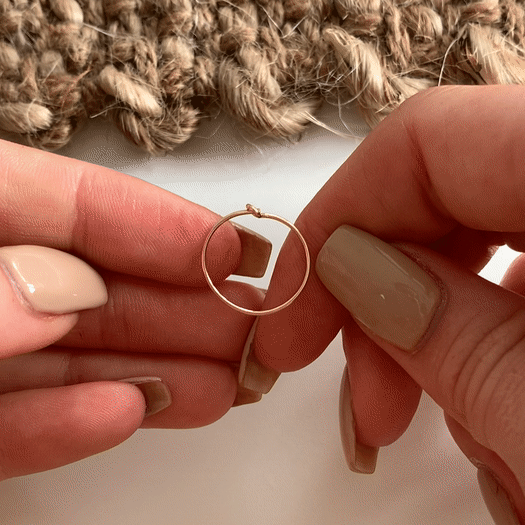 14K Gold Hoop Earrings - 14k Gold-Filled - Waterproof & Tarnish-Resistant | The Littl