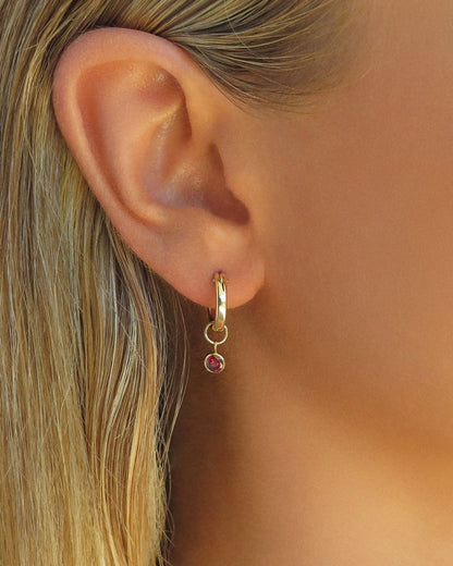 Thick Hoop Earrings - 14k Gold-Filled - Waterproof & Tarnish-Resistant | The Littl