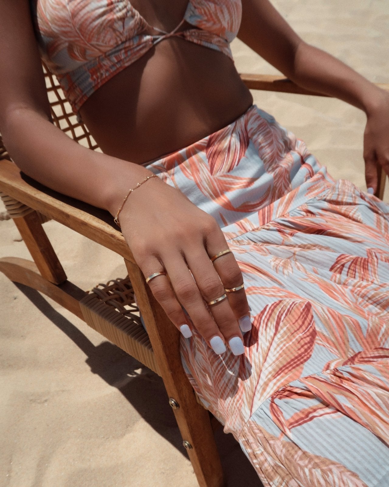 THICK BAR RING - The Littl - 14k Yellow Gold Fill - 5