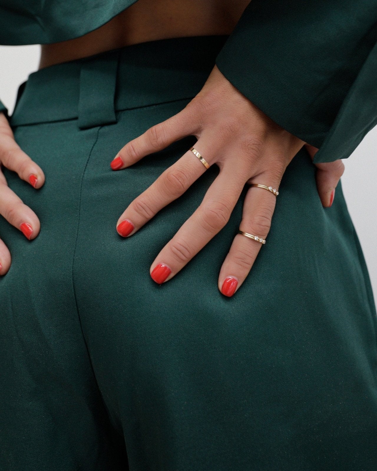 THICK BAR RING - The Littl - 14k Yellow Gold Fill - 5