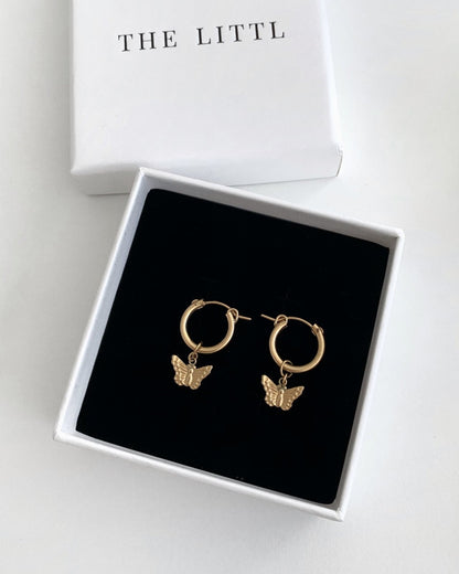 Thick Hoop Earrings - 14k Gold-Filled - Waterproof & Tarnish-Resistant | The Littl