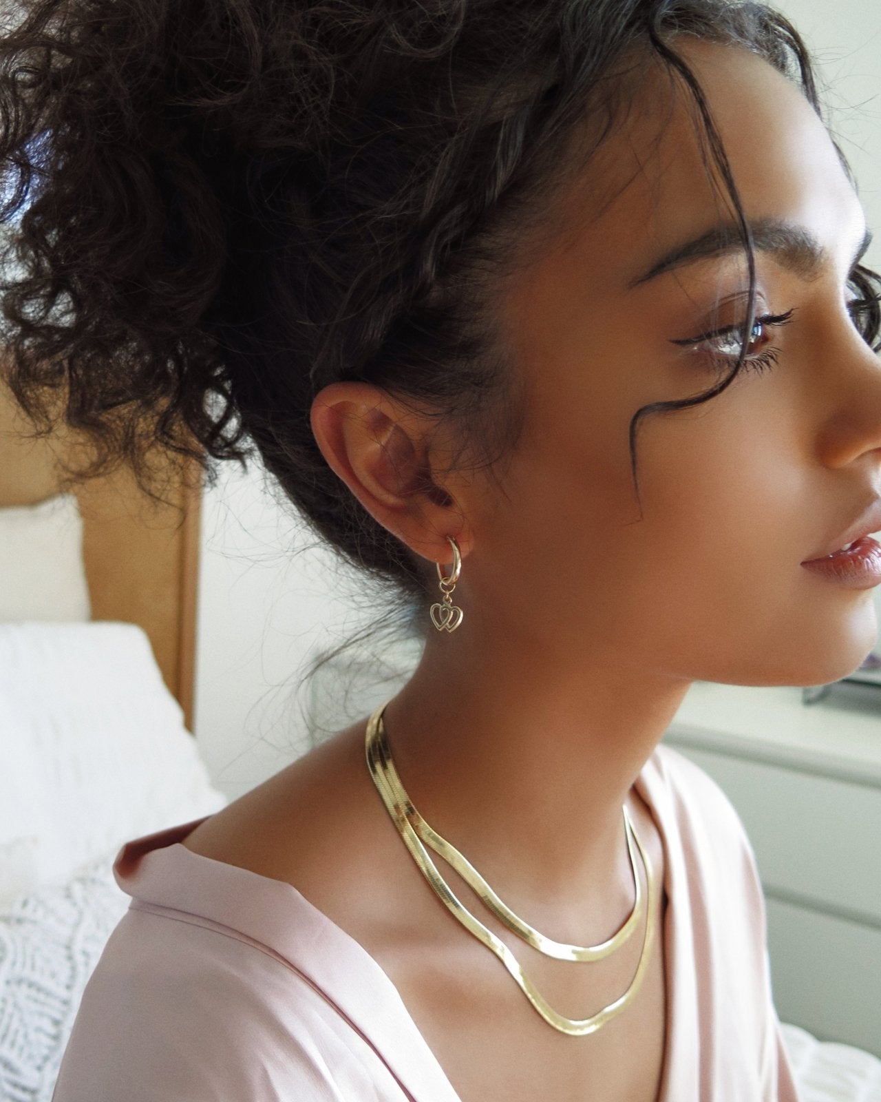 Thick Hoop Earrings - 14k Gold-Filled - Waterproof & Tarnish-Resistant | The Littl