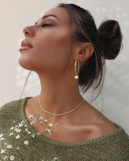 Snake Necklace - 14k Gold-Filled - Everyday Waterproof | The Littl