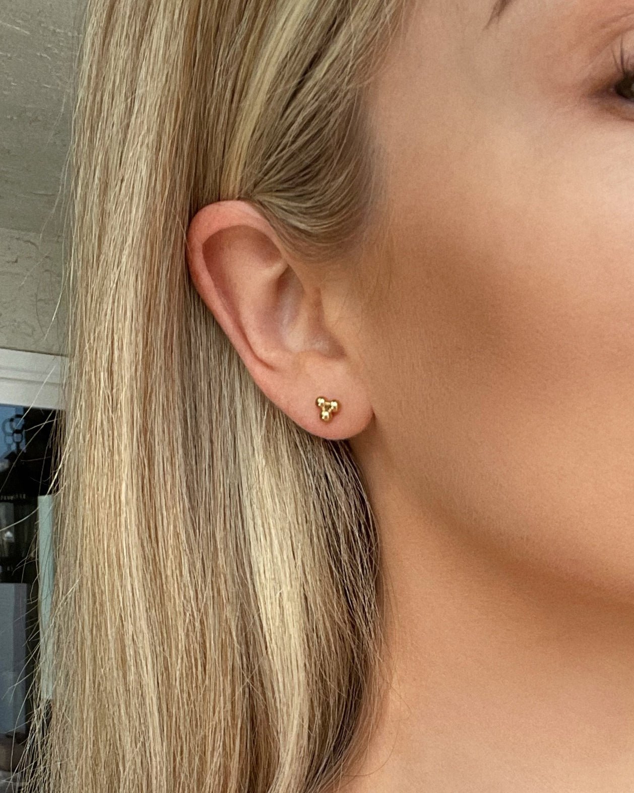 Trinity Stud Earrings - 14k Gold-Filled - Waterproof & Tarnish-Resistant | The Littl
