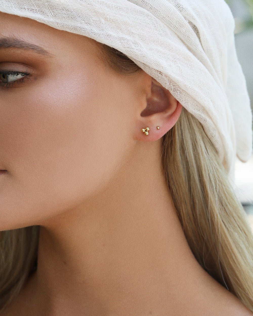 Helix Stud Earrings - 14k Gold-Filled - Waterproof & Tarnish-Resistant | The Littl