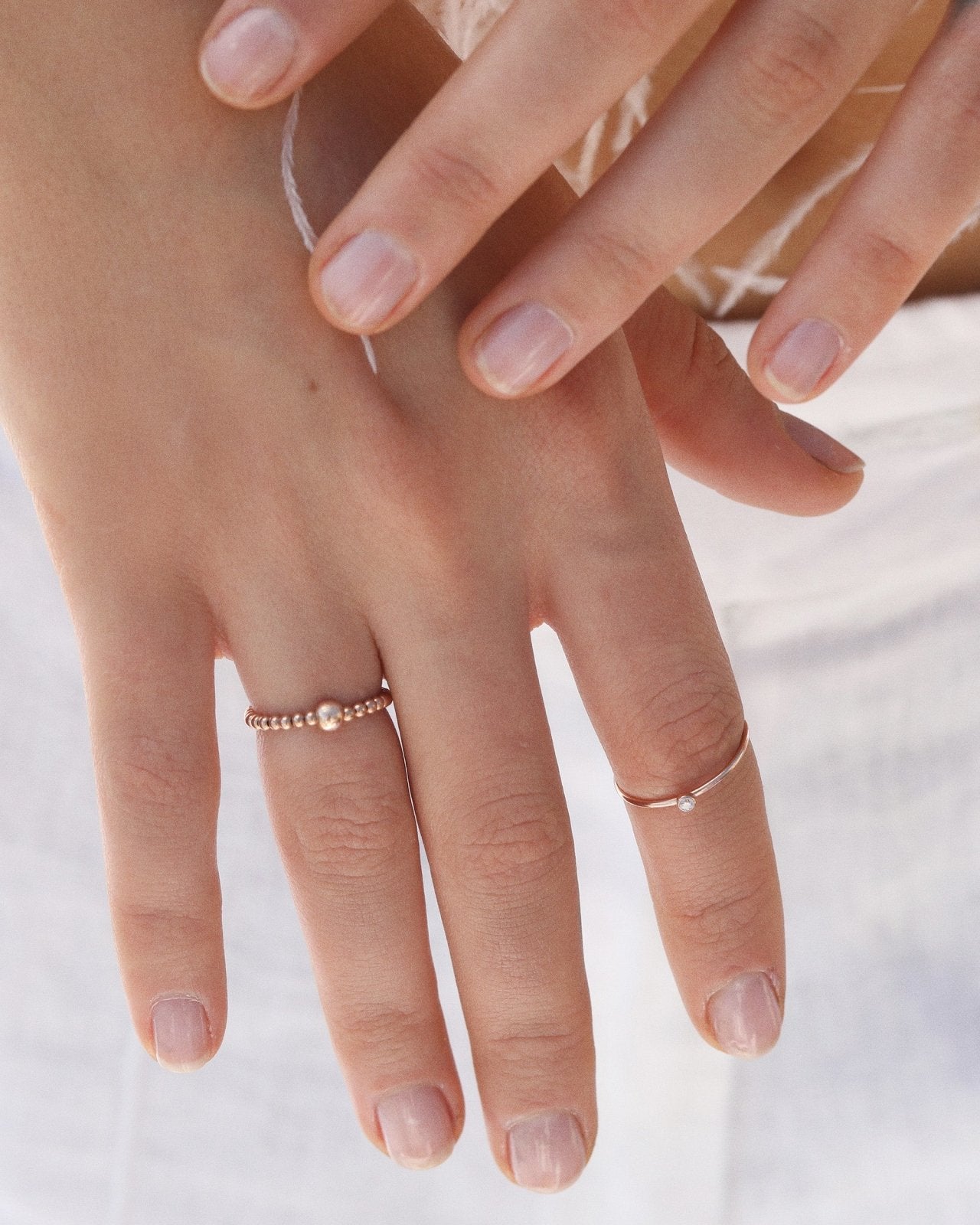 White Clover Necklace - 14k Rose Gold-Filled - Waterproof & Tarnish-Resistant | The Littl